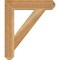Ekena Millwork Traditional Craftsman Rough Sawn Bracket, Western Red Cedar, 4"W x 22"D x 26"H BKT04X22X26TRA04RWR - alternate 3